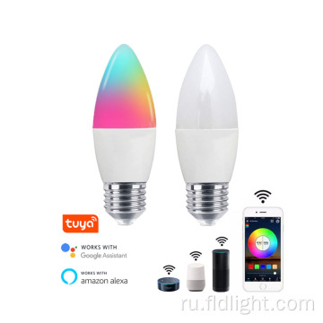 Голосовое управление AlexaTuya home wifi smart lamp